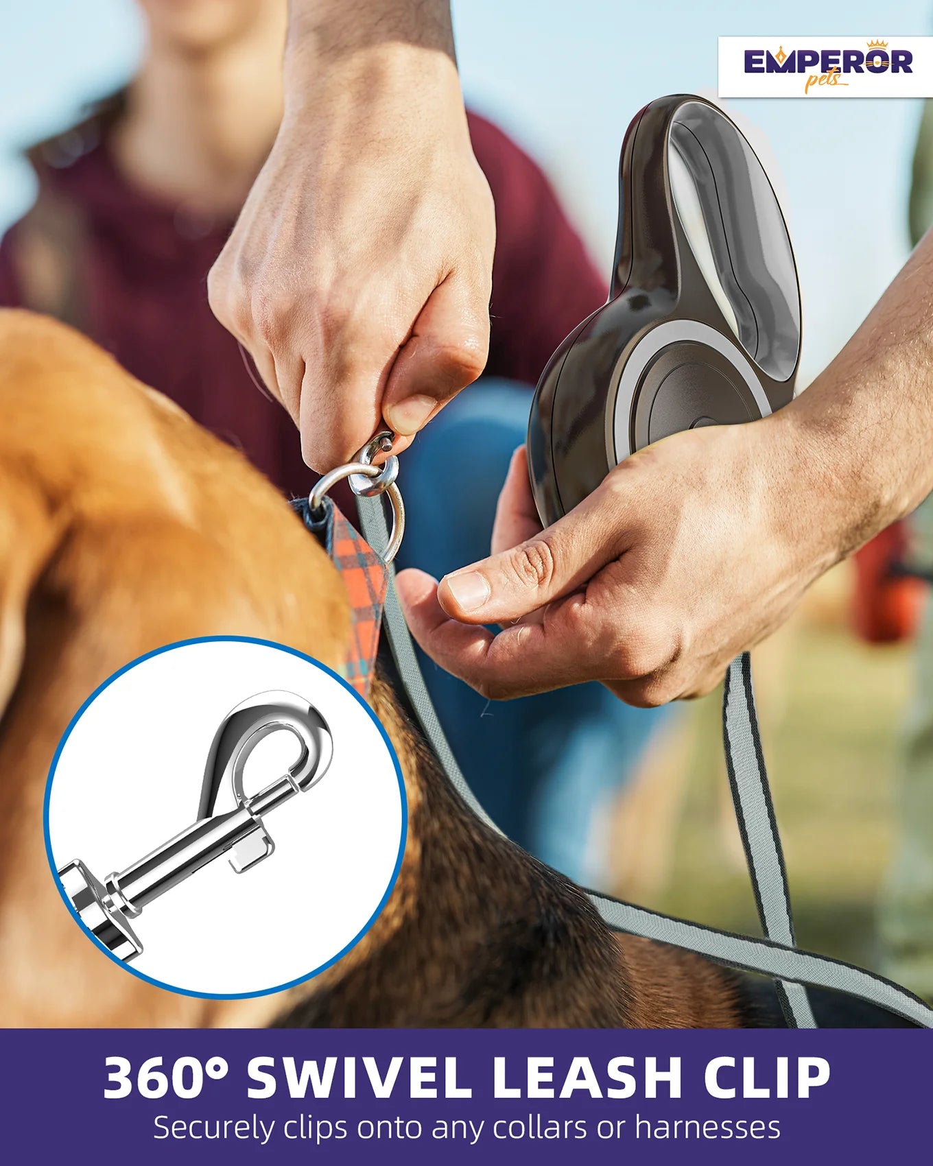 16 Ft Retractable Dog Leash Large Dogs - up to 110Lbs, Large Dog Leash Heavy Duty Dog Leash Retractable 16 Ft -PK16