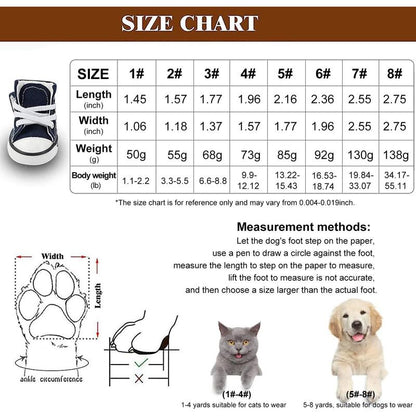 Pet Dog Shoes,Puppy Canvas Sport Shoes Sneaker Boots, Non Slip Causal Shoes Dog & Cat Paw Protective Cover for Outdoor Walking, Sports and Hot Pavement, 4Pcs
