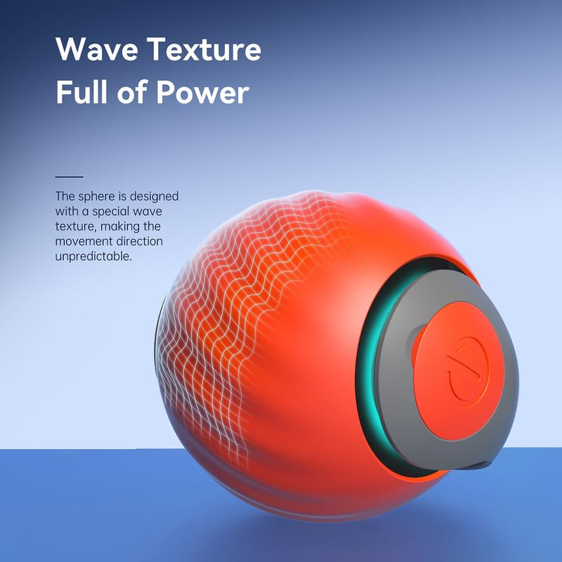 Petgravity Speedy Sprint Ball Toy for Cat Type-C Rechargeable Interactive Cats Toy, Automatic Cat Teaser Toy, Pet Supplies,Cozyvibes Petlife Indoorfun
