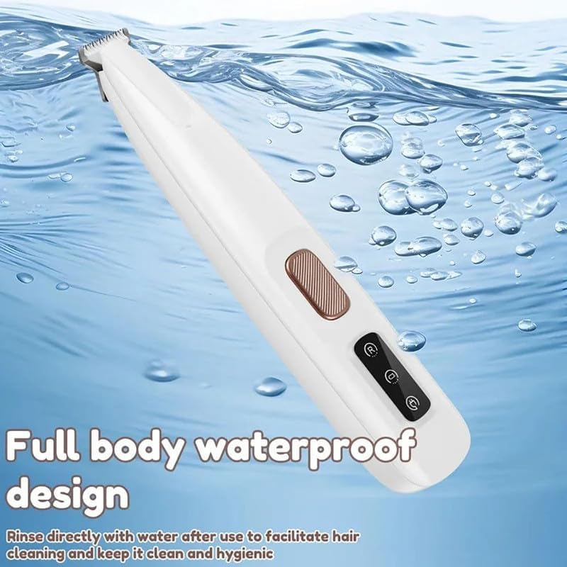 Pet Micro Trimmer,2024 New Low Noise Cordless Dog Paw Trimmer, Rechargeable Pet Hair Trimmer for Grooming, Multifunctional Pet Hair Clippers