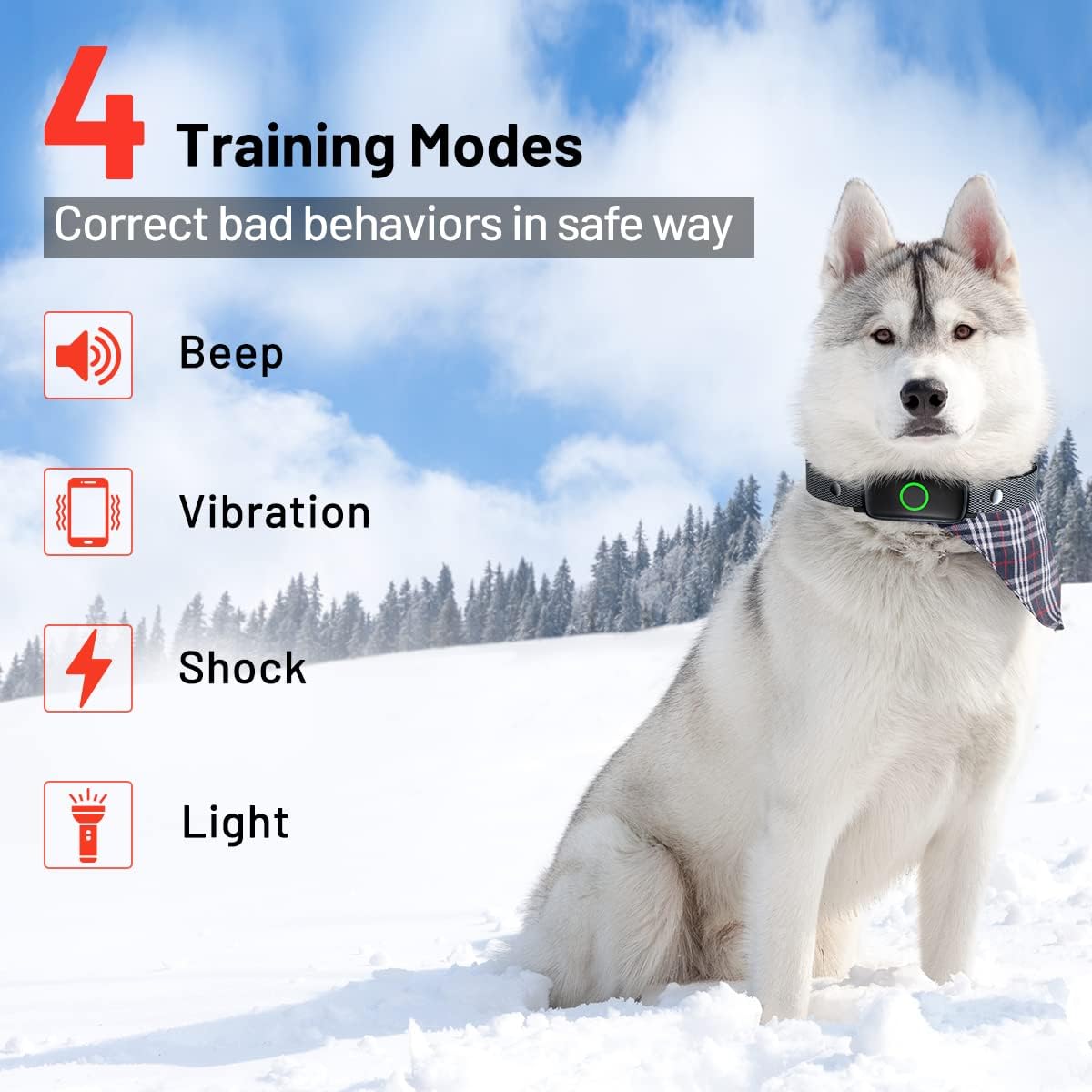 Dog Training Collar with Remote 3300Ft Range Waterproof Rechargeable Electric Collar for Small Medium Large Dogs
