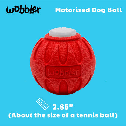Wobbler Interactive Dog Toy - Rolls across the Floor, Bounces, Vibrates - Active Rolling Ball and Boredom Buster for Medium to Large Dogs