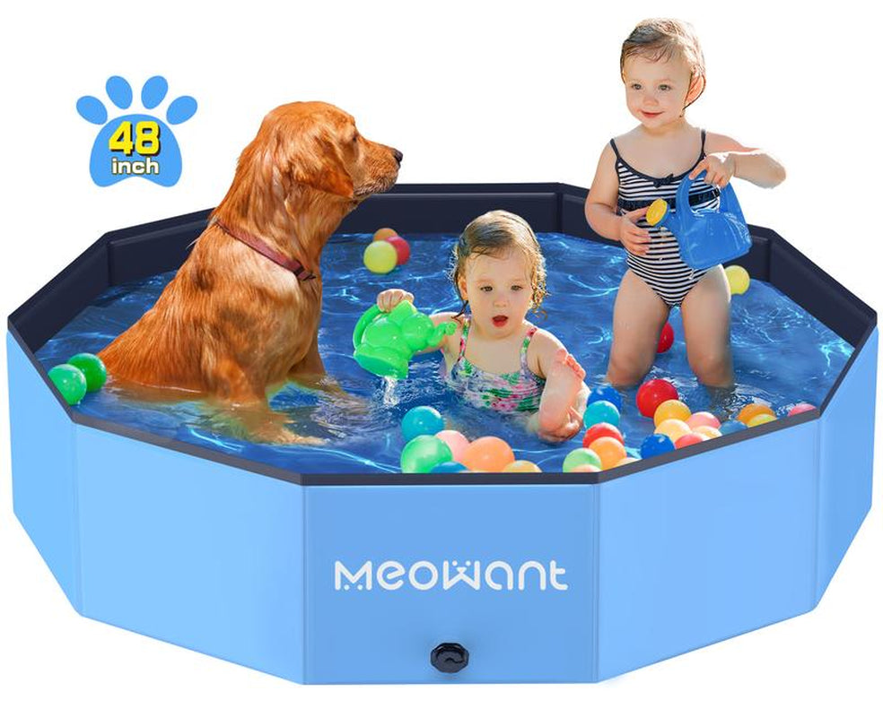 Meowant Foldable Dog Pool - Versatile Design for Outdoor Use in Various Environments