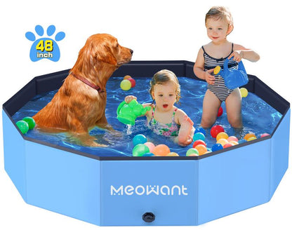 Meowant Foldable Dog Pool - Versatile Design for Outdoor Use in Various Environments