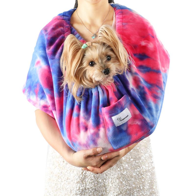 Yunpawpet Small Cat Sling Carrier Pet Bonding Scarf - Handsfree Pet Carrier Pouch for Newborn Kittens, Hedgehogs, Sugar Gliders, Squirrels, Ferrets, Parrots, Birds, Reptiles Etc.
