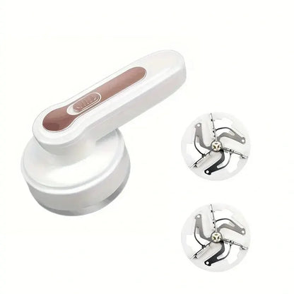 Clothes Fuzz Pellet Trimmer Machine Two Blades Electric Chargeable Fabric Shaver Removes for Clothes Spools Removal Lint Remover