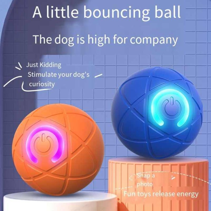 Shake Ball Toy for Dogs - Automatic Shaking Dog Ball Toy for Small, Medium, and Large Dogs (Orange)