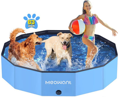 Meowant Foldable Dog Pool - Versatile Design for Outdoor Use in Various Environments