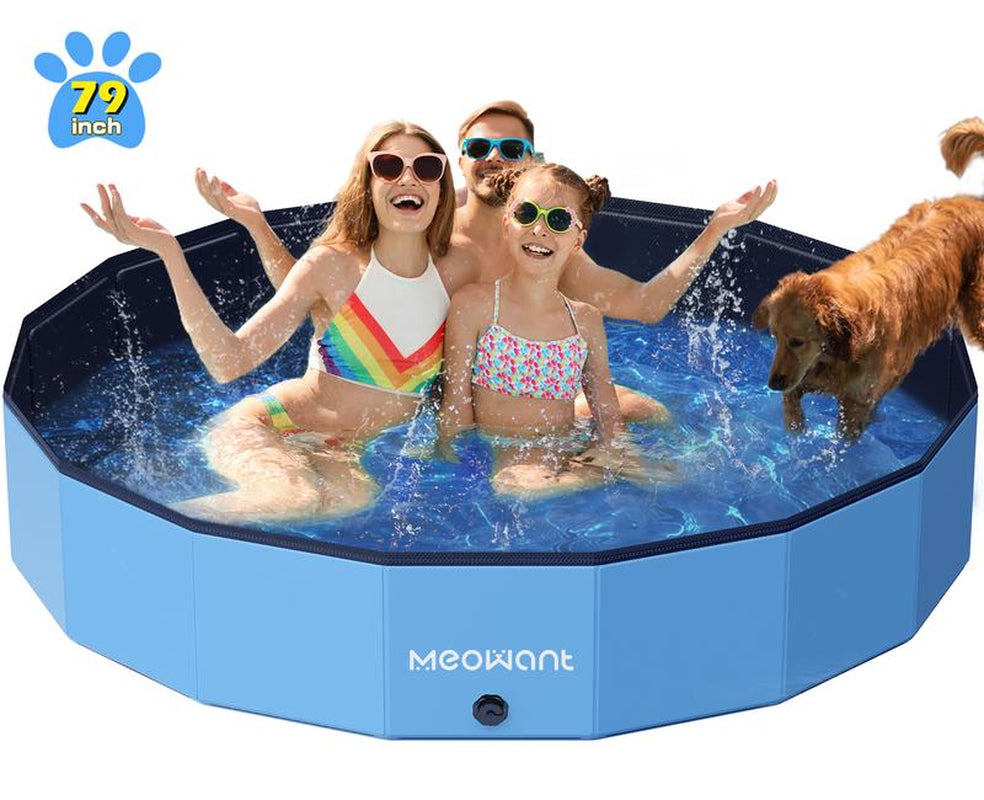 Meowant Foldable Dog Pool - Versatile Design for Outdoor Use in Various Environments