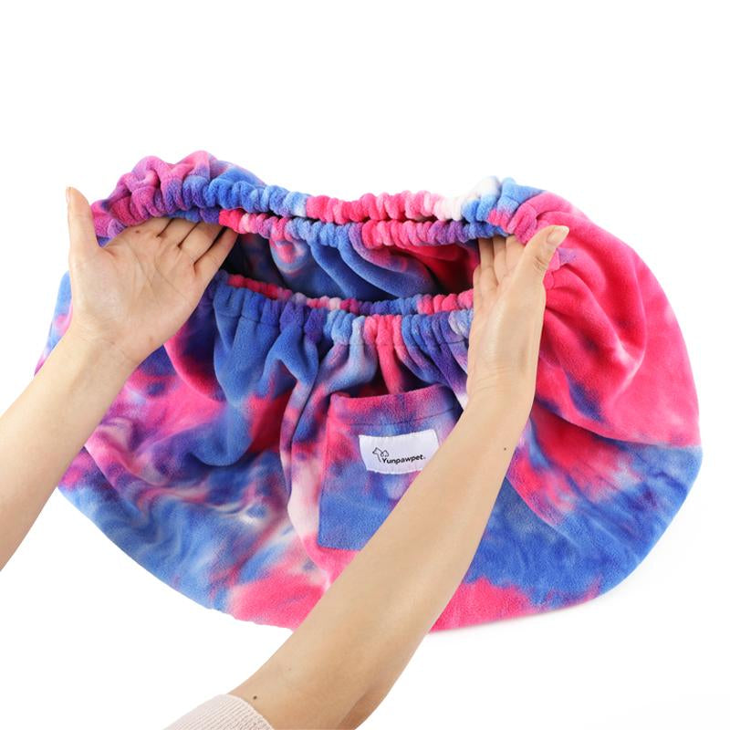 Yunpawpet Small Cat Sling Carrier Pet Bonding Scarf - Handsfree Pet Carrier Pouch for Newborn Kittens, Hedgehogs, Sugar Gliders, Squirrels, Ferrets, Parrots, Birds, Reptiles Etc.