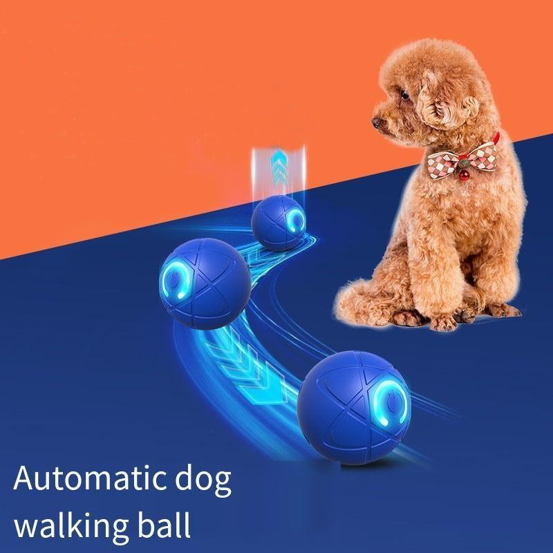 Shake Ball Toy for Dogs - Automatic Shaking Dog Ball Toy for Small, Medium, and Large Dogs (Orange)