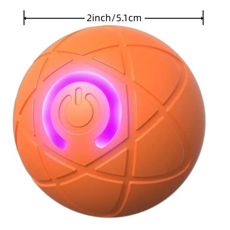 Shake Ball Toy for Dogs - Automatic Shaking Dog Ball Toy for Small, Medium, and Large Dogs (Orange)